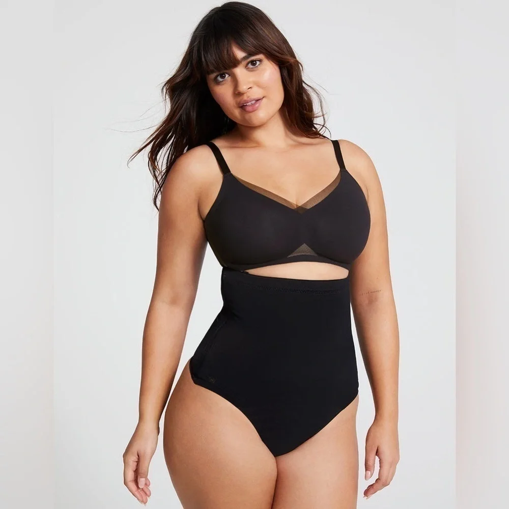 HoneyLove black superpower Thong seamless sculpting size XS NWT